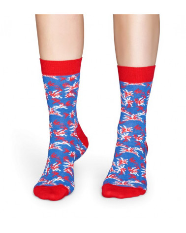 Happy Socks - Calze Aloha Sock - Blu