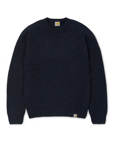 Carharrt Maglione - Rib Sweater - Dark Navy Heather