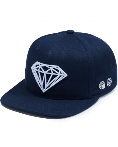 Diamond Supply Co. - Cappello Brilliant Snapback - Blu 