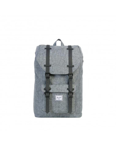 Herschel - Zaino Little America Backpack Mid-Volume - Raven Crosshatch