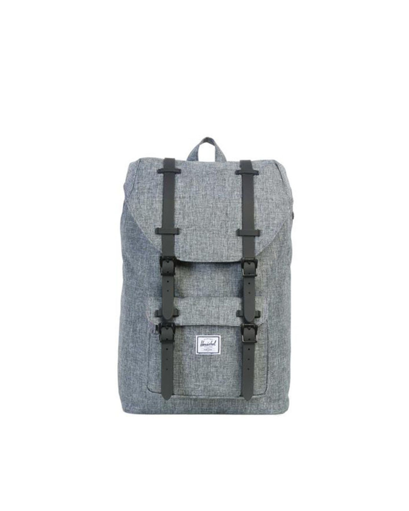 Herschel - Zaino Little America Backpack Mid-Volume - Raven Crosshatch