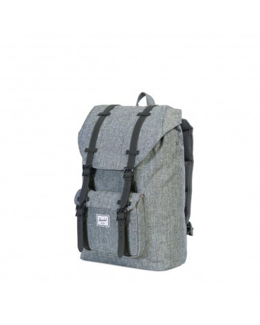 Herschel - Zaino Little America Backpack Mid-Volume - Raven Crosshatch