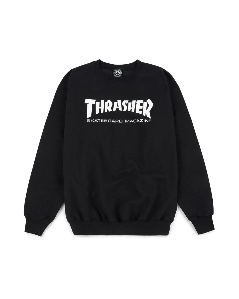 Thrasher Magazine - Felpe Skatemag Crewneck - Black