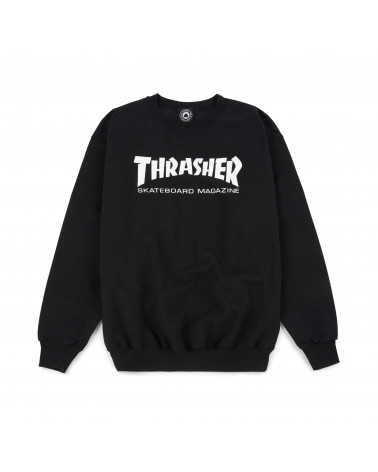 Thrasher Magazine - Felpe Skatemag Crewneck - Black