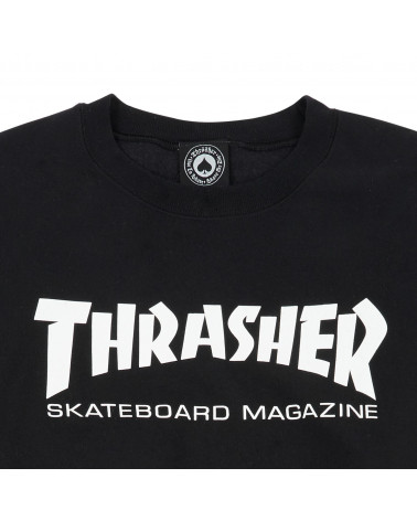 Thrasher Magazine - Felpe Skatemag Crewneck - Black