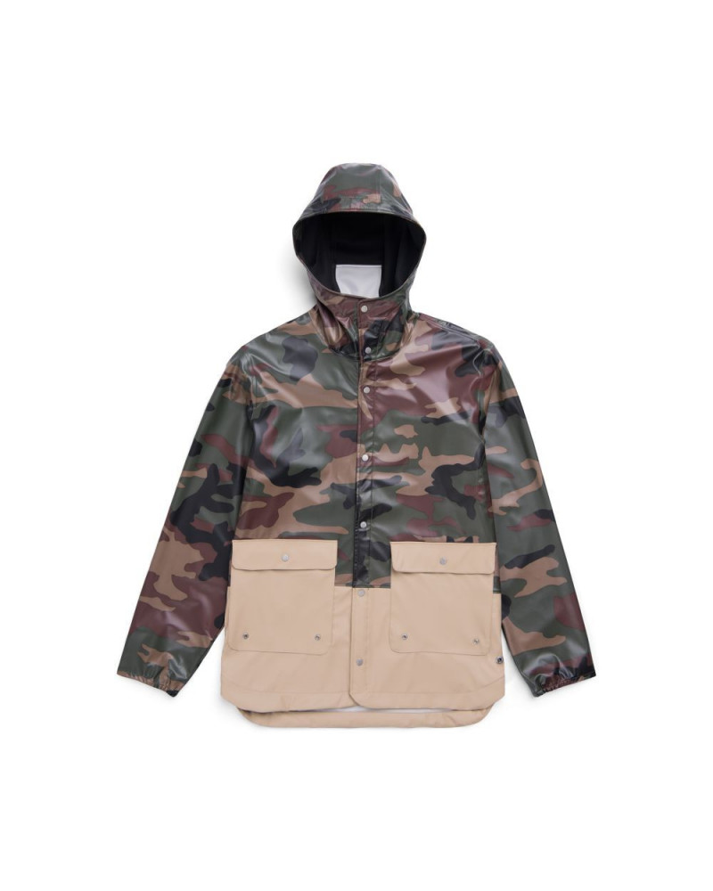 Herschel - Giacca Forecast Parca Uomo - Woodland Camo/Incense