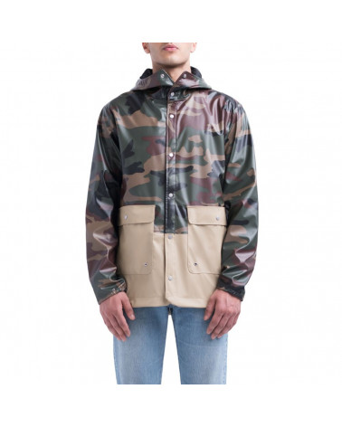 Herschel - Giacca Forecast Parca Uomo - Woodland Camo/Incense