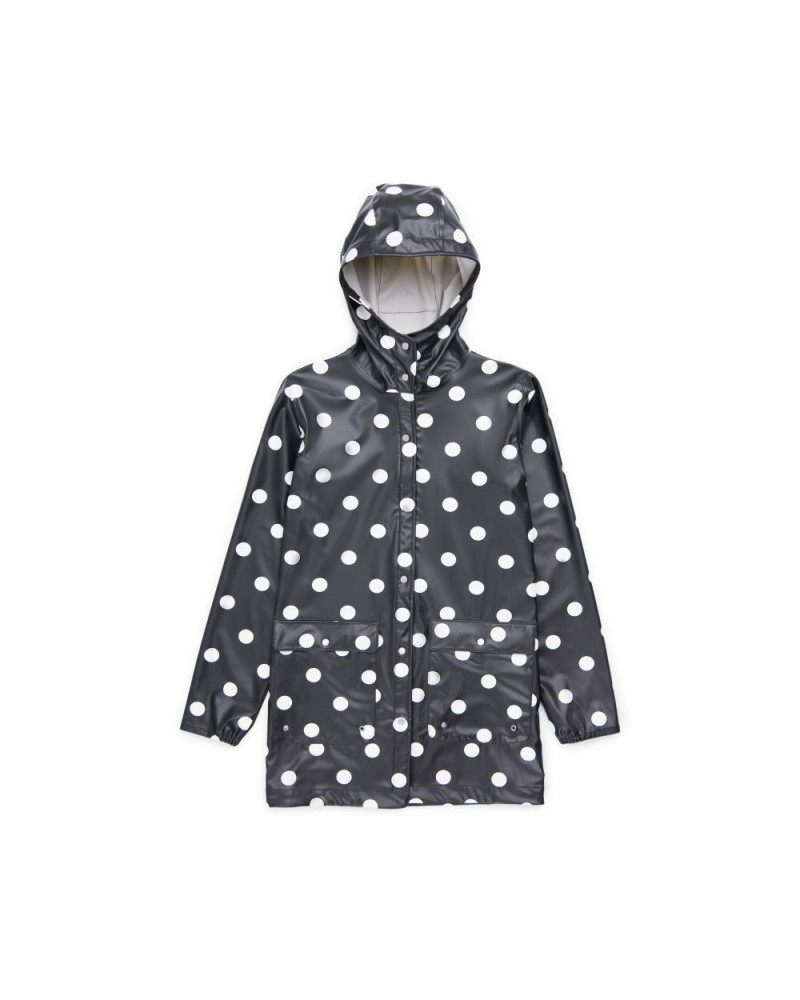 Herschel - Giacca Forecast Parca Donna - Black/Polca Dots