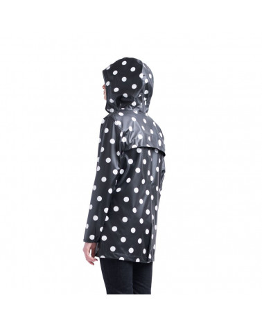 Herschel - Giacca Forecast Parca Donna - Black/Polca Dots