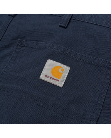 Carhartt - Pantalone Single Knee Pant - Navy Rinsed