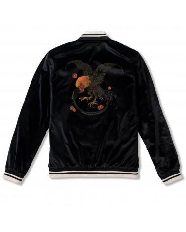 HUF - Giacca Wild Cock Bomber Jacket - Black
