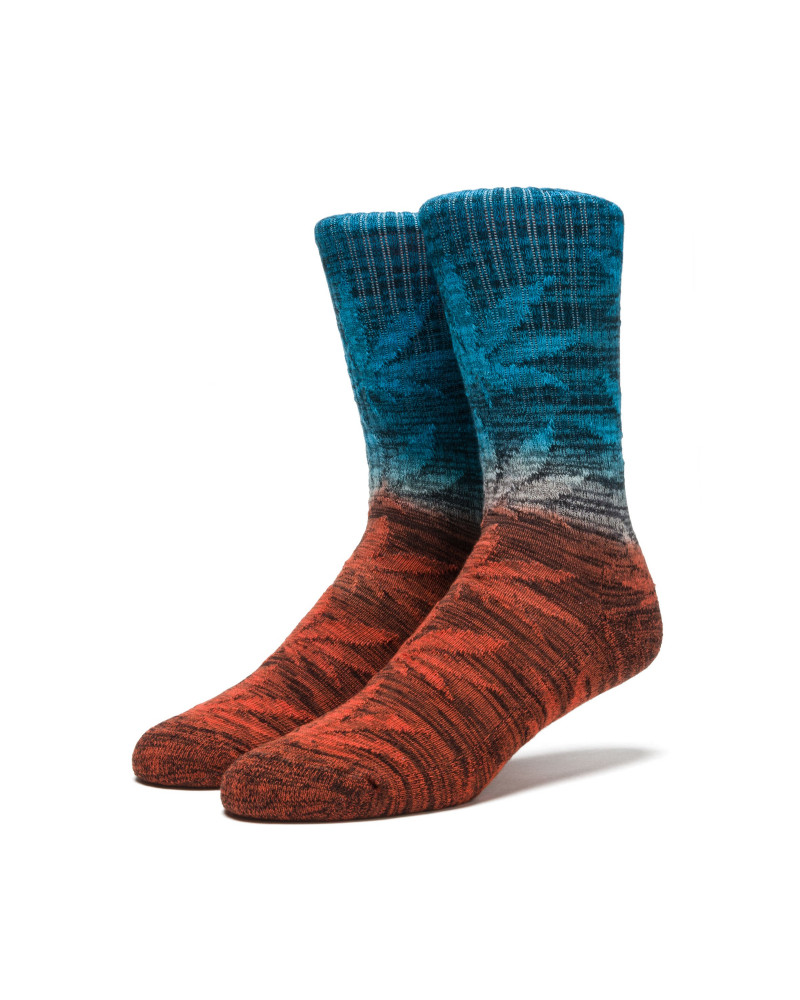 HUF - Calze Dippin Plantlife Crew Sock - Sunset