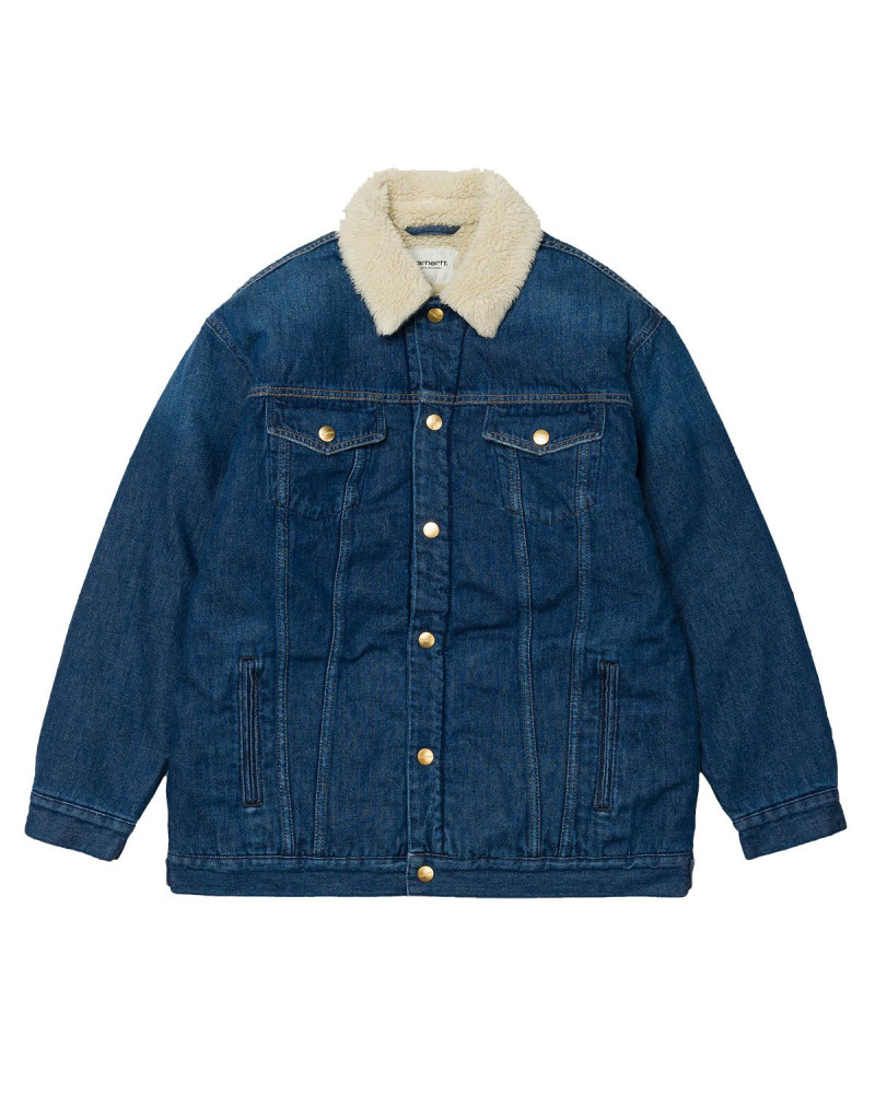Carhartt - Giacca Donna Trucker Jacket - Blue Denim