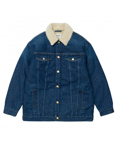 Carhartt - Giacca Donna Trucker Jacket - Blue Denim