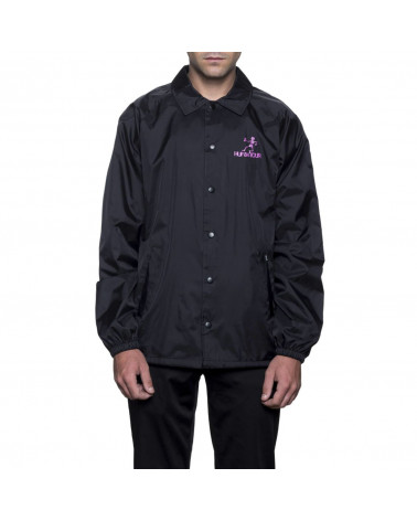 HUF - Giacca Owsley Coaches Jacket - Black