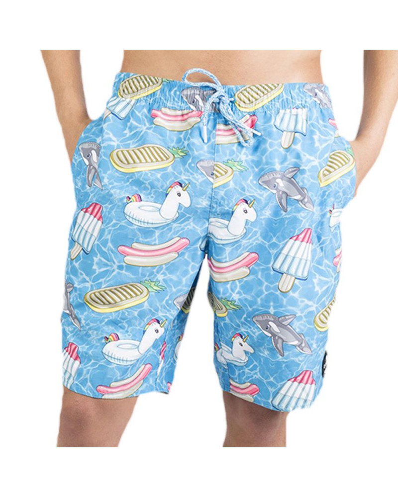 Costume Da Bagno Neff Daily Hot Tub Day Pool Party Blue