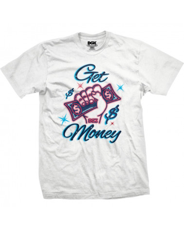 DGK - T-Shirt Get Money - White