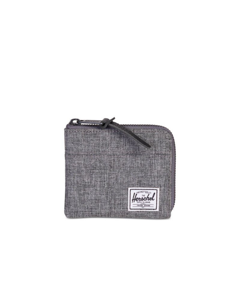 Herschel - Portafogli Johnny - Raven Crosshatch
