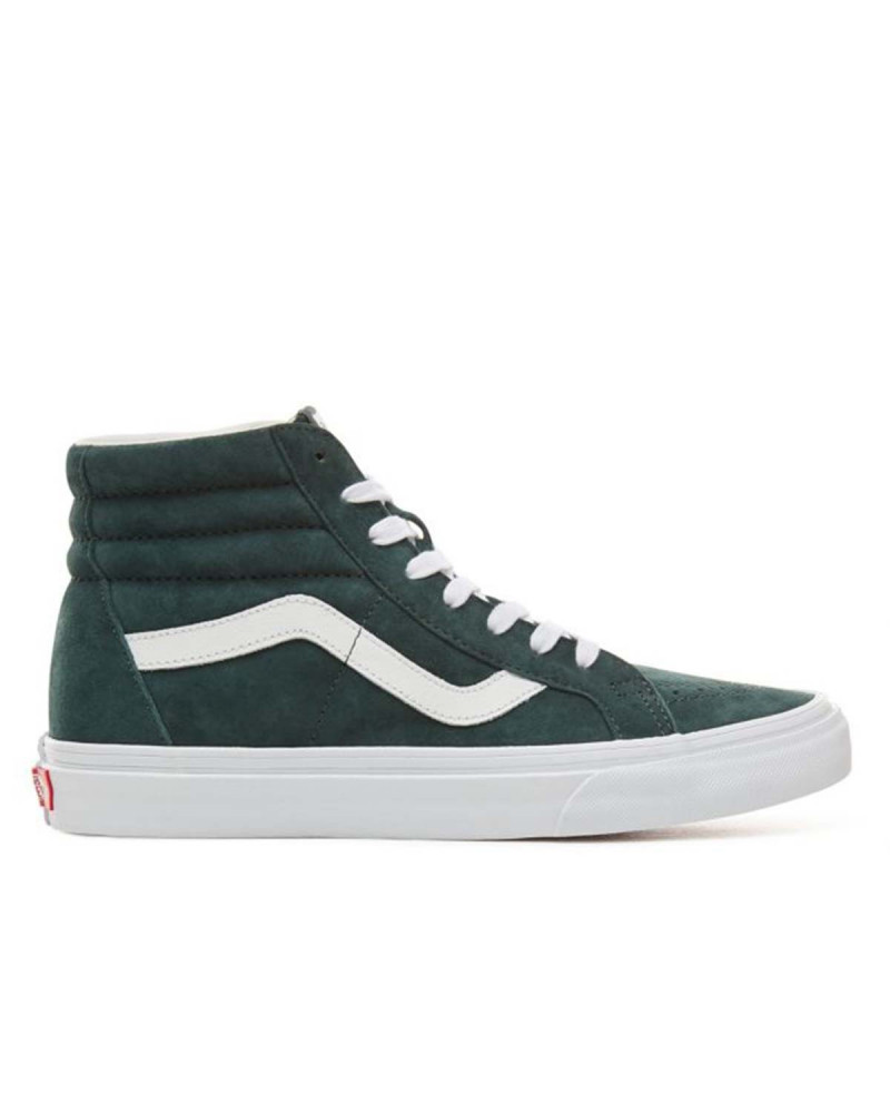 Vans - Sk8-Hi Reissue - (Pig Suede) Darkest Spruce/True White