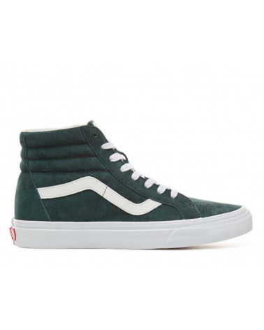 Vans - Sk8-Hi Reissue - (Pig Suede) Darkest Spruce/True White