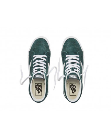 Vans - Sk8-Hi Reissue - (Pig Suede) Darkest Spruce/True White