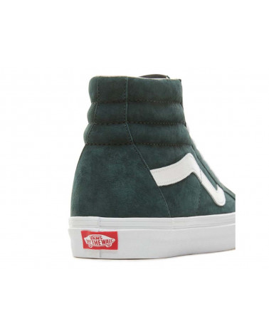 Vans - Sk8-Hi Reissue - (Pig Suede) Darkest Spruce/True White
