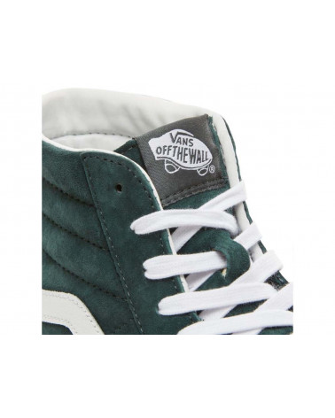 Vans - Sk8-Hi Reissue - (Pig Suede) Darkest Spruce/True White
