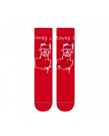 Stance x Basquiat - Calze Basquiat Cassius - Red