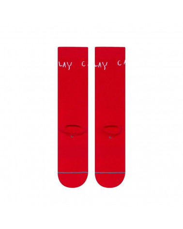 Stance x Basquiat - Calze Basquiat Cassius - Red