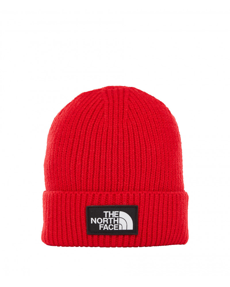 north face hat red