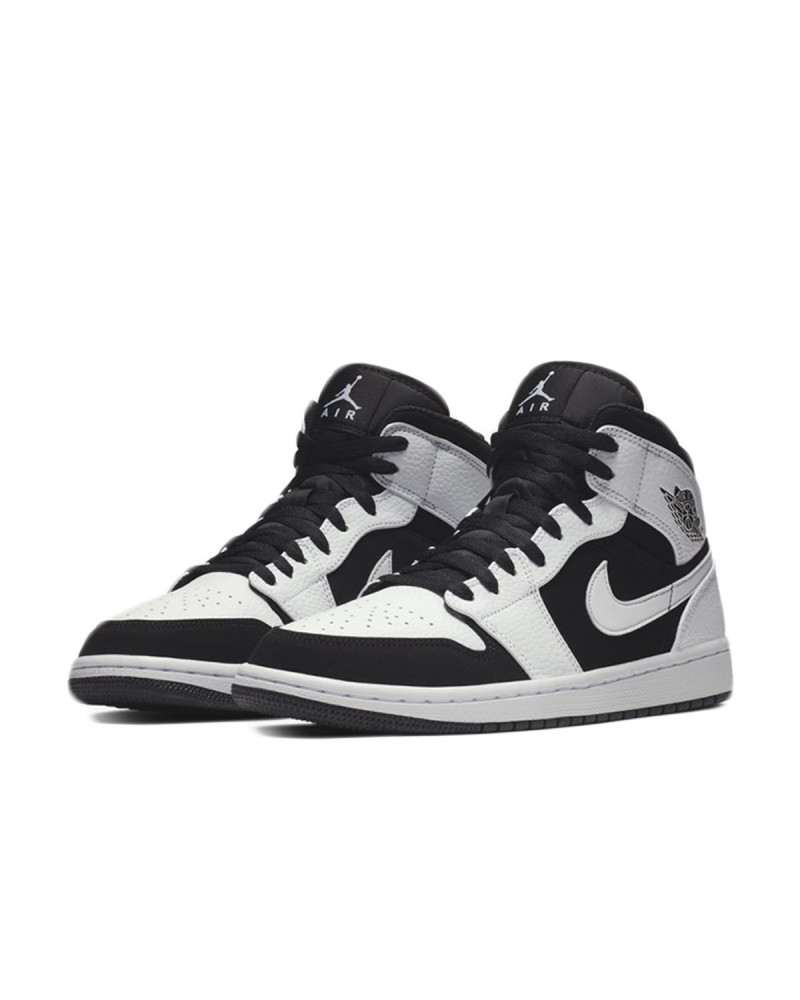 jordan nike air black and white