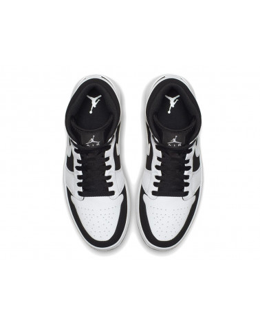 Nike Air Jordan 1 Mid - White/Black-White