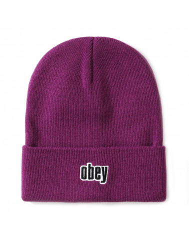 Obey - Cappellino Highland Beanie - Plum