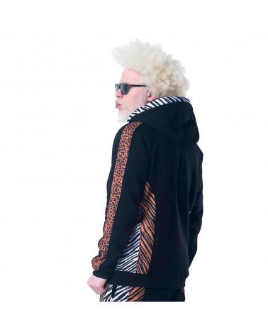 Dolly Noire Felpa Safari Hoodie - Black