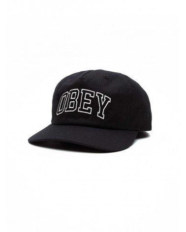Obey Cappello Dropout Snapback - Black