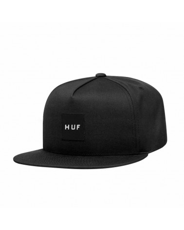 HUF Cappello Essential Box Snapback - Black