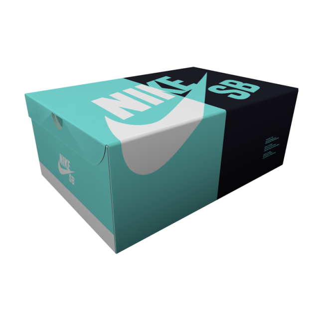 Nike SB Teal Box, la scatola delle Dunk SB dal 2013 al 2019
