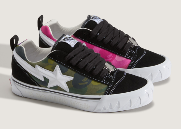 Vans Knu Skool BAPE: due colorway mismatched per la collab