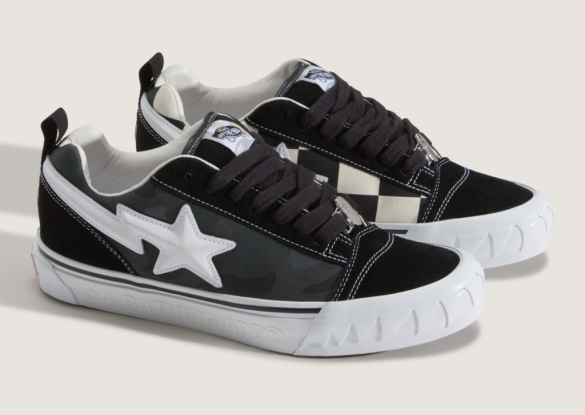 Vans Knu Skool BAPE: due colorway mismatched per la collab